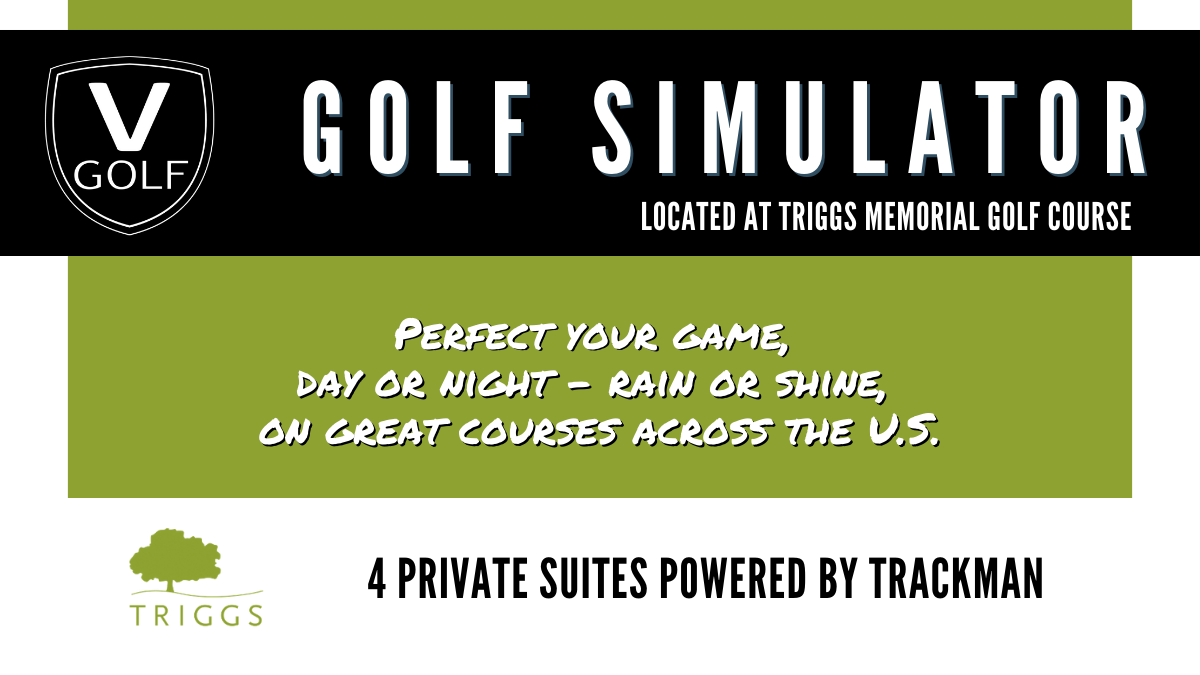 V-Golf Indoor Golf Simulator at Triggs